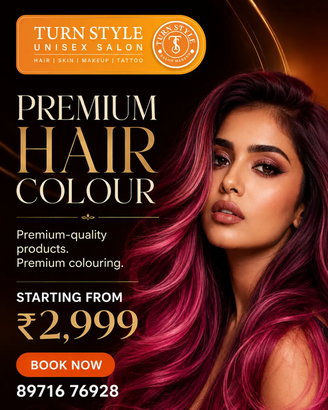Premium Turn Style hair colour